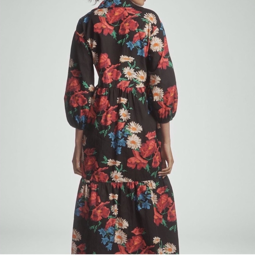 Black Floral Bettina Dress - Picture 2 of 2